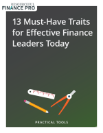 13 Must-Have Traits for Effective Finance Leaders Today