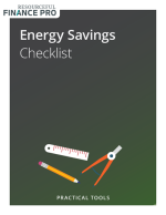 Energy Savings Checklist