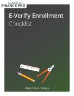 E-Verify Enrollment Checklist