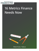 16 Metrics Finance Needs Now