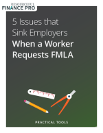 5 Issues that Sink Employers When a Worker Requests FMLA