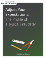 Adjust Your Expectations: The Profile of a Typical Fraudster