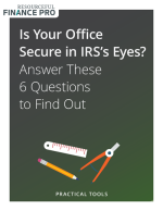 Is Your Office Secure in IRS’s Eyes? Answer These 6 Questions to Find Out