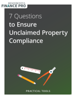 7 Questions to Ensure Unclaimed Property Compliance