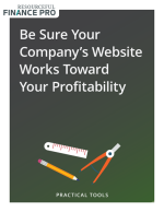 Be Sure Your Company's Website Works Toward Your Profitability
