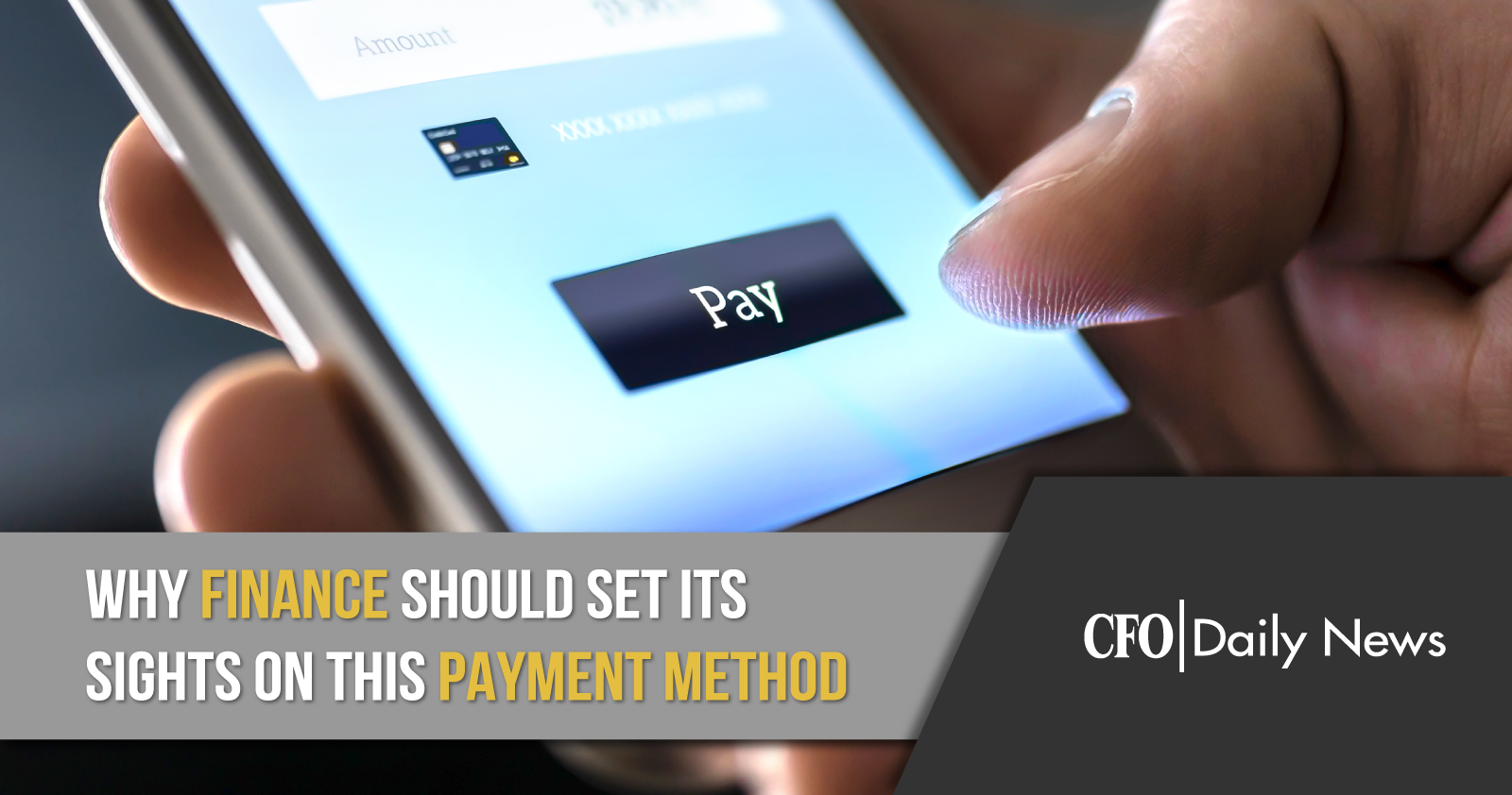 why finance should set its sights on this payment method