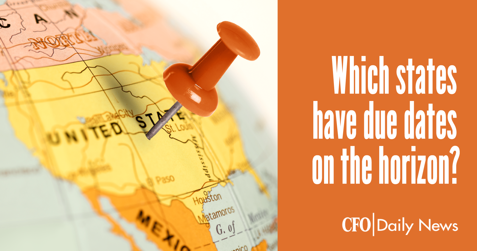 which states have due dates on the horizon