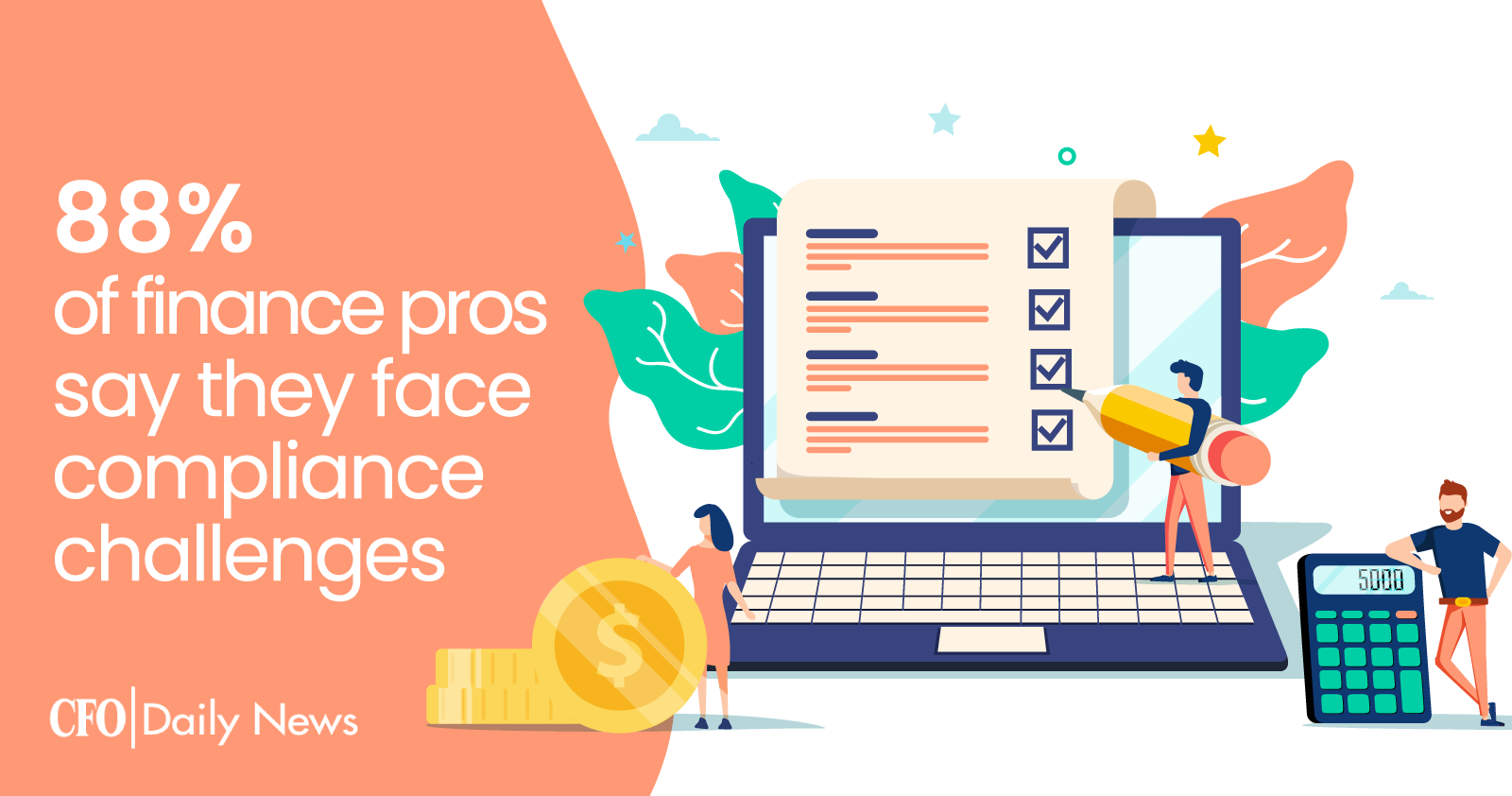 88% Of Finance Pros Say They Face Compliance Challenges