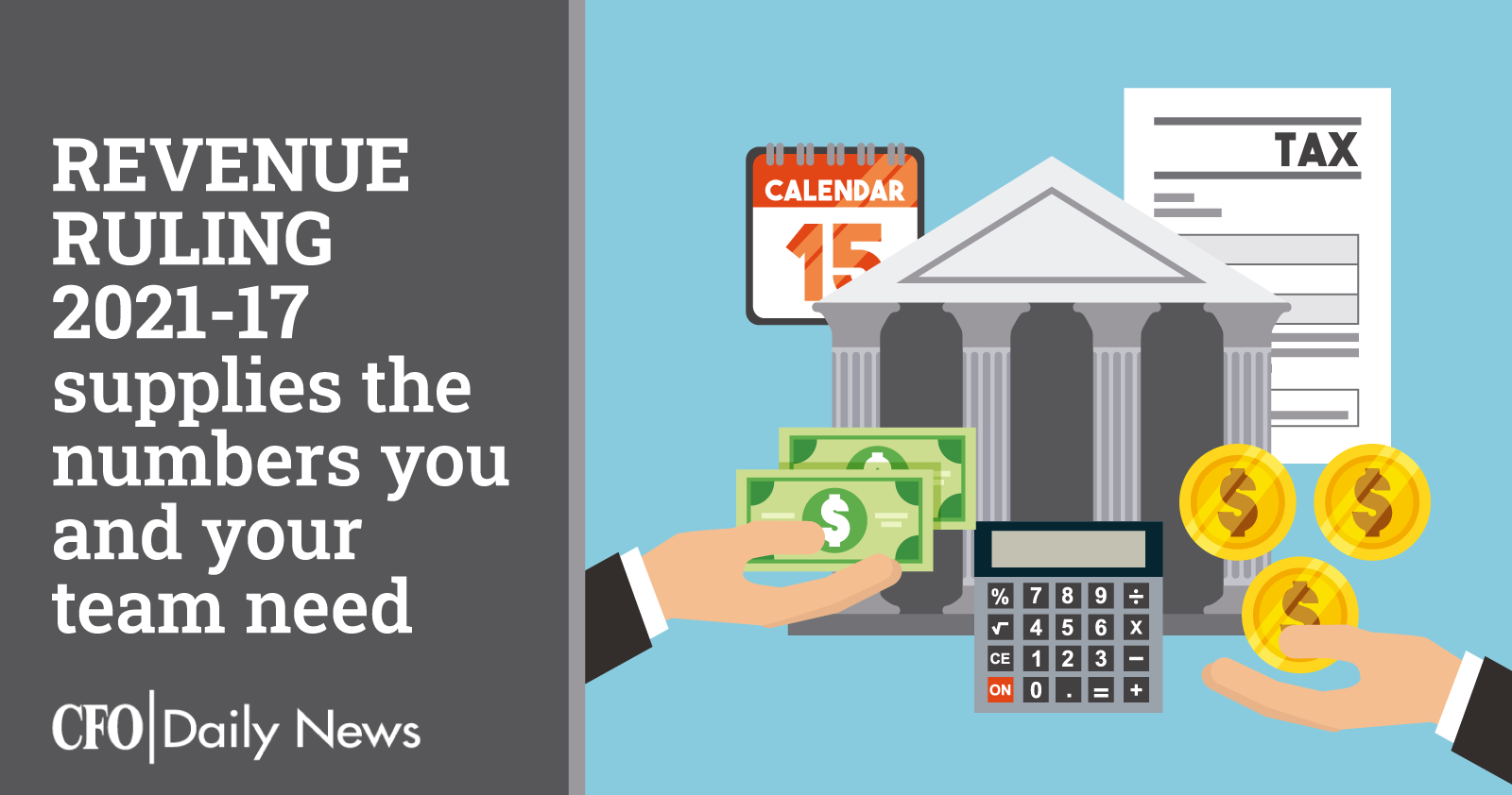 revenue ruling 2021-17 supplies the numbers you and your team need