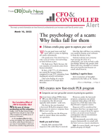 CFO & Controller Alert, Issue No. 622 - March 10, 2022